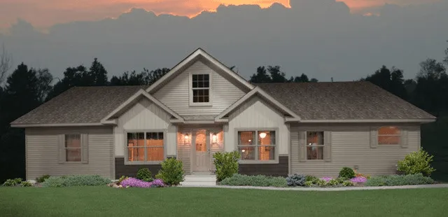 Modern New Home Exterior View