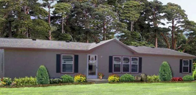 Modern New Home Exterior View
